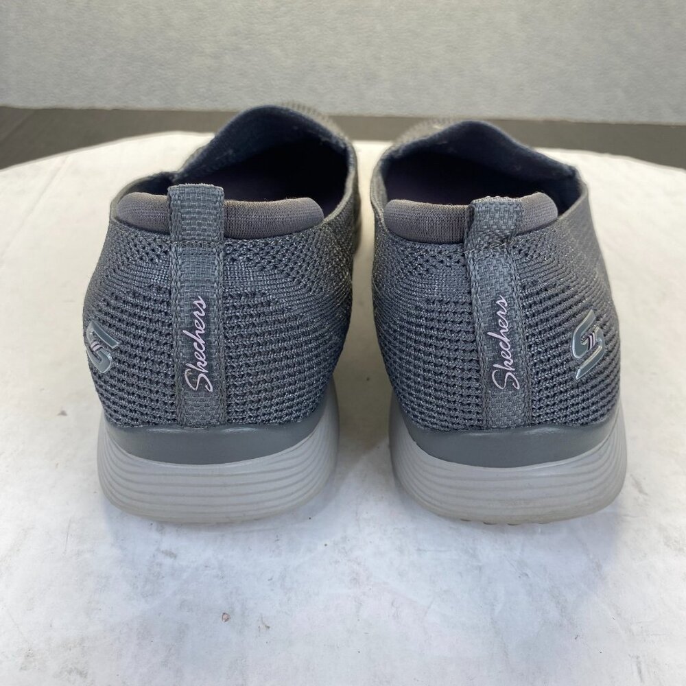 Skechers Stretch Women's Sneaker, Grey, Size 9.5,Lighweight,Comfort - Picture 7 of 15
